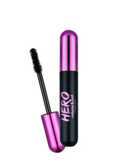 Hero Volume & Curl Mascara Black Brosse Black.