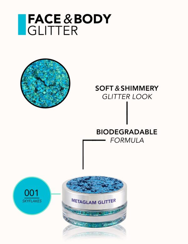 Metaglam Glitter Flormar fard à paupières pailleté lumineux